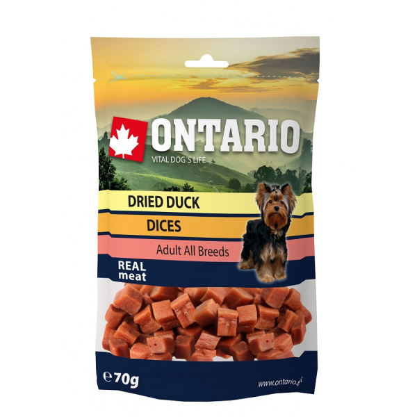 Ontario Snack Duck Dice Small dog 70 g