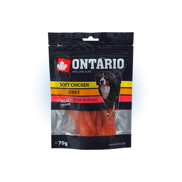 Ontario Snack Soft Chicken Jerky 70 g