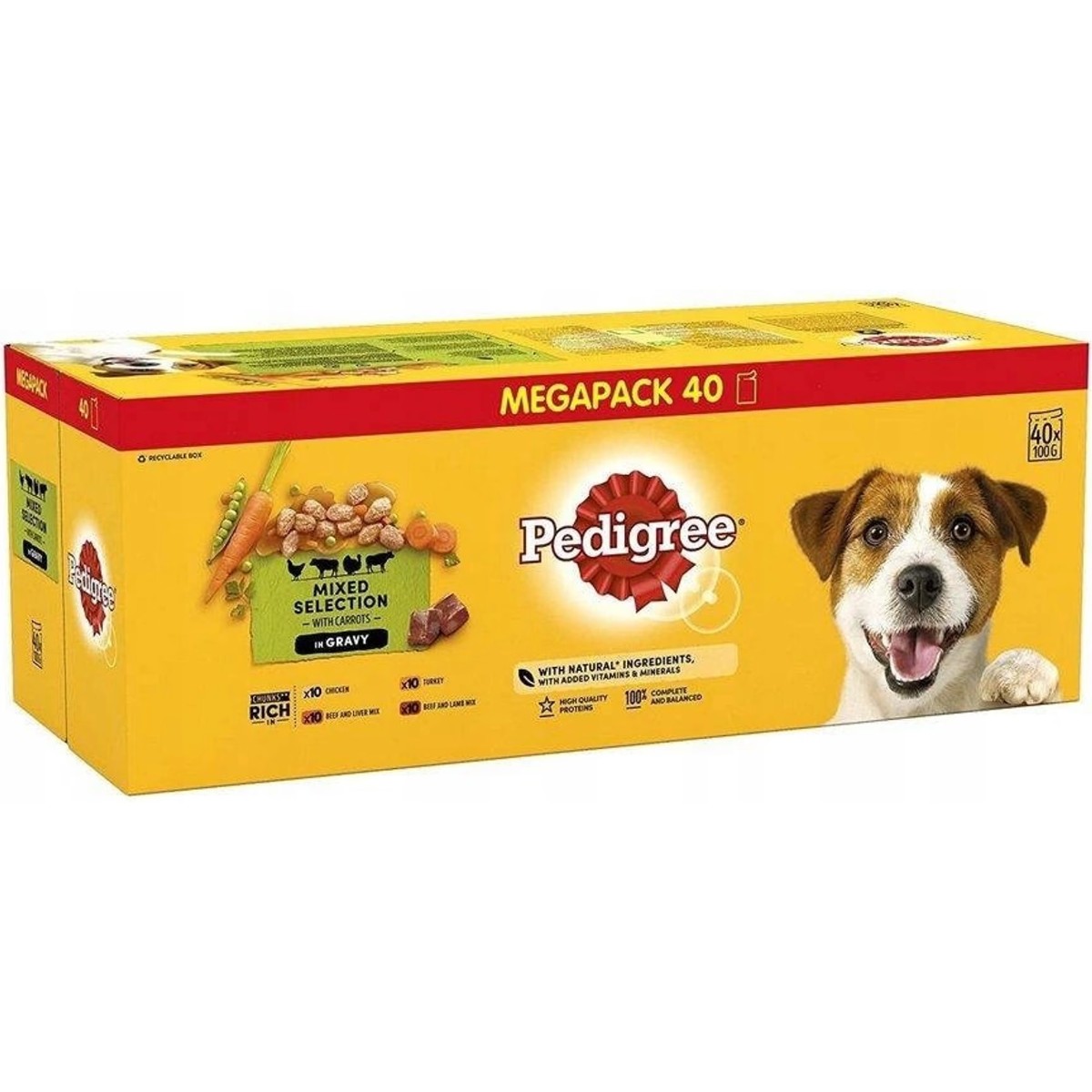 Pedigree Adult Smíšený výběr se zeleninou ve šťávě - 40ks