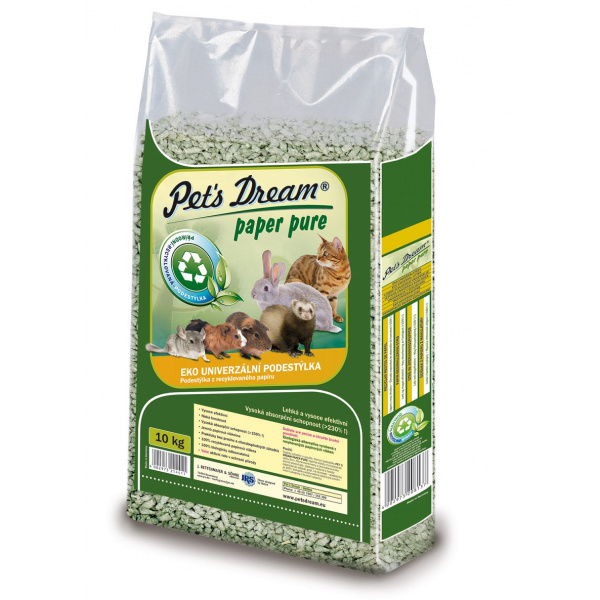 Pelety JRS Pet´s Dream Paper Pure 10kg