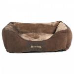 Pelíšek Scruffs Chester Box Bed 60cm čokoládový