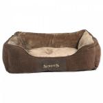 Pelíšek Scruffs Chester Box Bed 75cm čokoládový