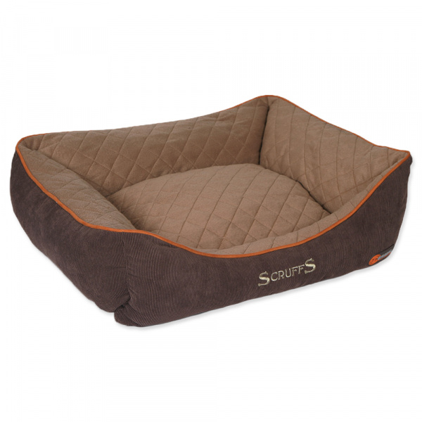 Pelíšek Scruffs Thermal Box Bed 60cm hnědý