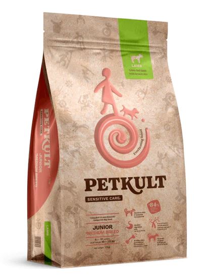 Petkult Dog Medium Junior Lamb/Rice - 12kg