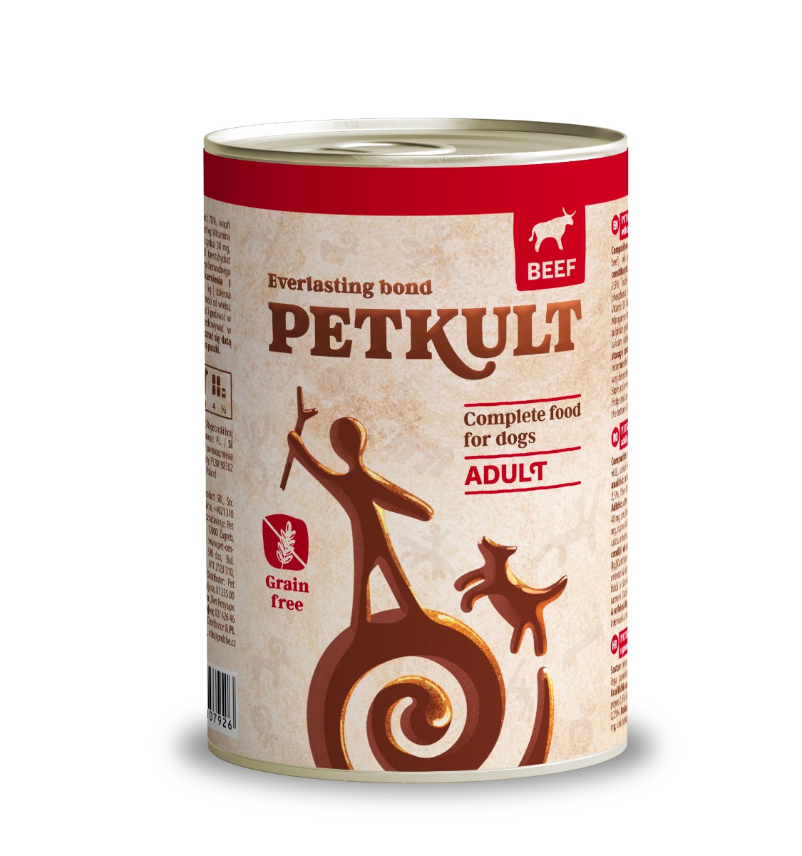 Petkult Konz. Adult 400g - 24ks Hovězí