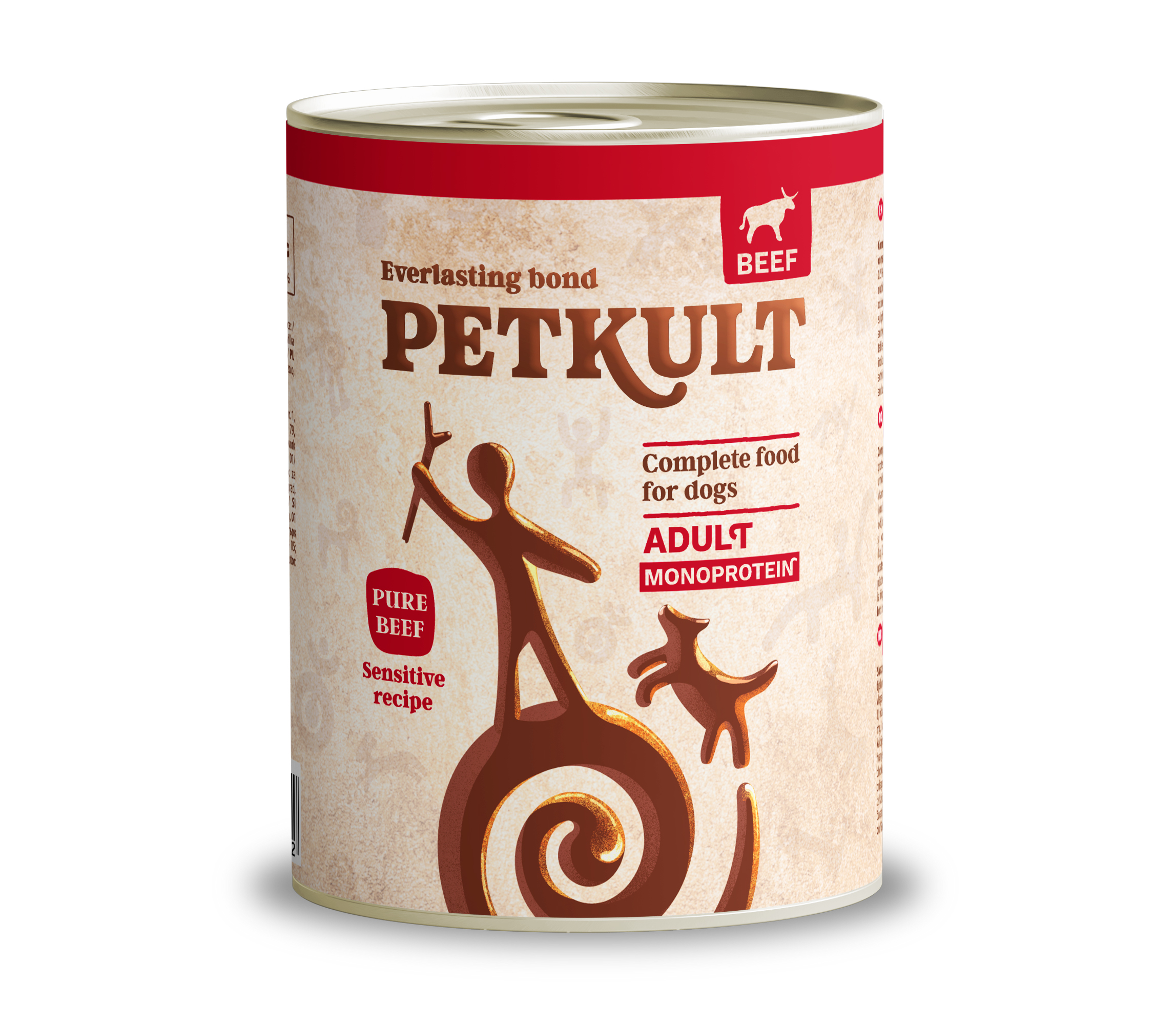 Petkult Konz. Sensitive 800g - Hovězí