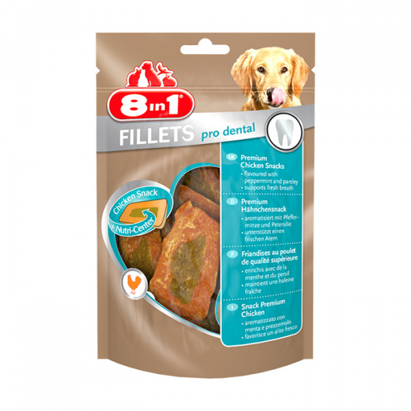 Pochoutka 8in1 Fillets pro breath 80g