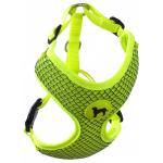 Postroj Active Dog Mellow L limetka 2x45-65cm