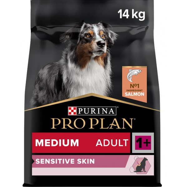 Pro Plan Medium Adult Sensitive skin losos 14kg