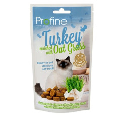 Profine Cat Semi Moist Snack 50g - Turkey with Oat Grass