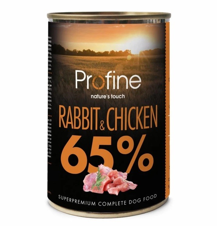 Profine Konzerva 65% 400g - Rabbit/Chicken