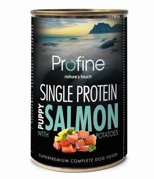 Profine Konzerva Single Protein 400g - Puppy Salmon