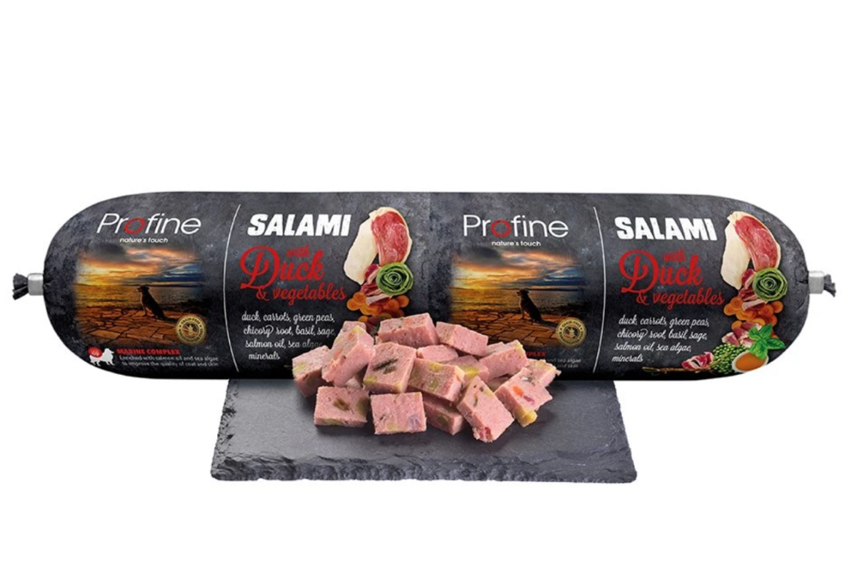 Profine Salami Dog 800g - Duck with Vegetables