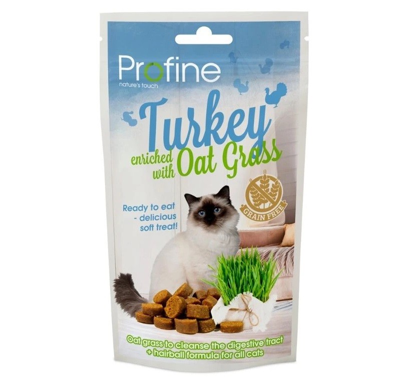 Profine Semi Moist Snack 50g - Turkey with Oat Grass