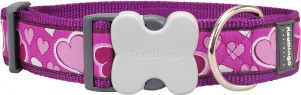 RedDingo Obojek Breezy Love Purple - 1,2/20 až 32cm