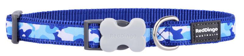 RedDingo Obojek Camouflage Navy - 2,0/31 až 47cm