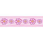 RedDingo Obojek Daisy Chain Pink - 2,5/41 až 63 cm