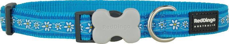 RedDingo Obojek Daisy Chain Turquoise - 1,2/20 až 32cm