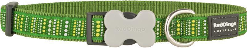 RedDingo Obojek Lotzadotz Green - 1,5/24 až 37cm