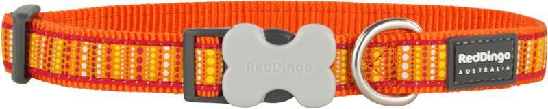 RedDingo Obojek Lotzadotz Orange - 1,2/20 až 32cm