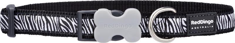 RedDingo Obojek Safari Black - 1,2/20 až 32cm