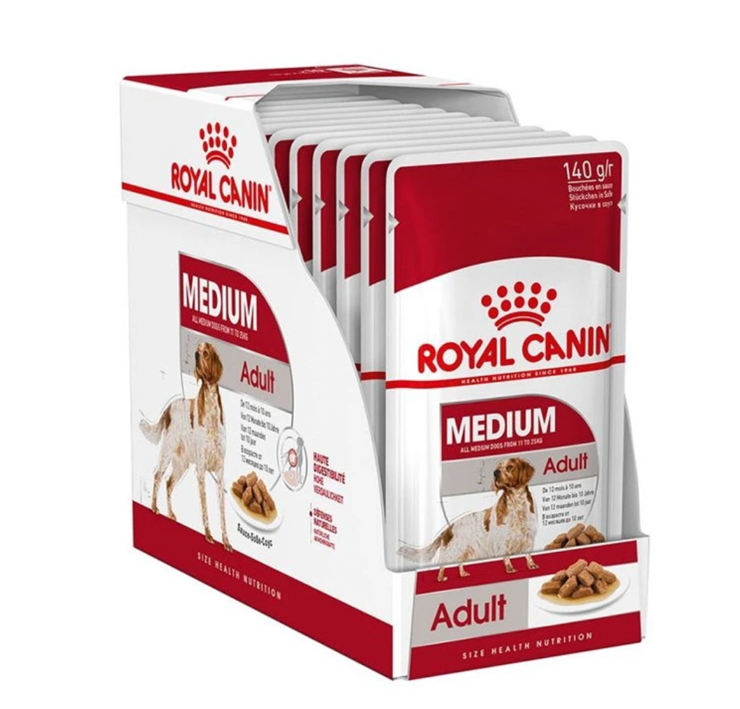 Royal Canin Dog Medium Adult - 10x140g