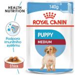 Royal Canin Dog Medium Puppy - 10x140g