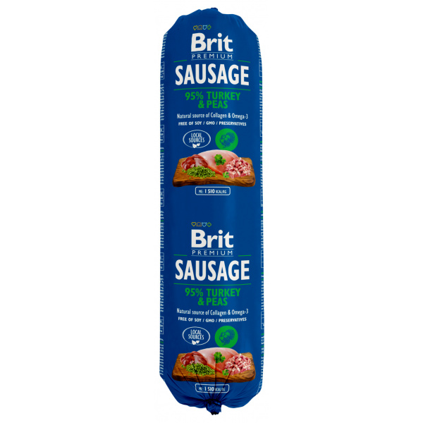 Salám Brit Sausage Turkey & Pea 800g