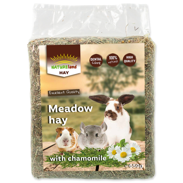 Seno Nature Land Hay s heřmánkem 650g