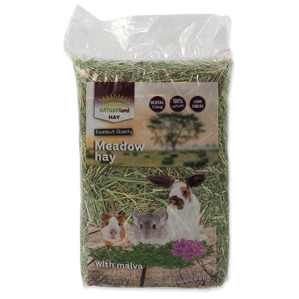 Seno Nature Land Hay s květy slézu 650g