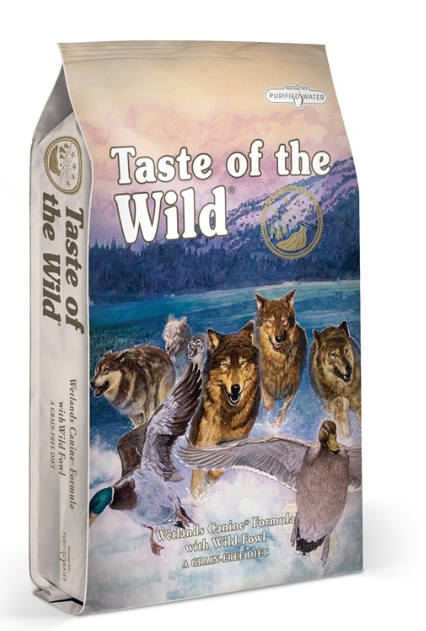 Taste of the Wild Dog Wethlands Wild Fowl - 2kg