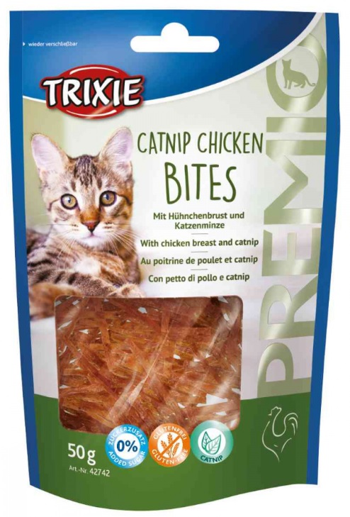 Trixie Pochoutka Catnip Chicken Bites - 50g