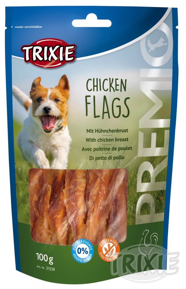 Trixie Premio Chicken Flags - 100g