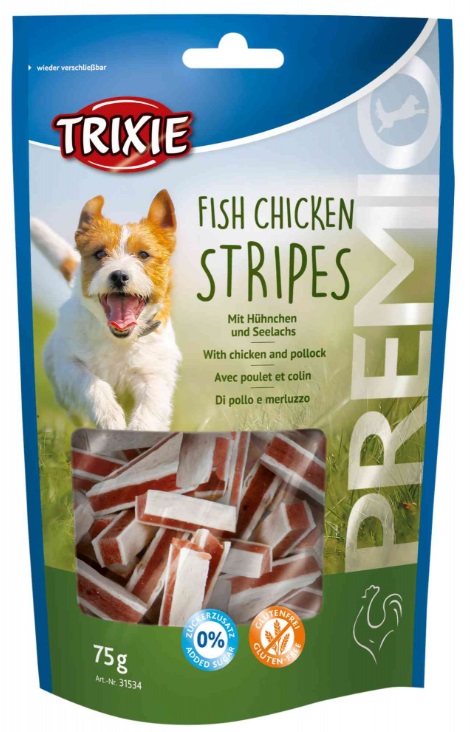 Trixie Premio Fish Chicken Stripes - 75g