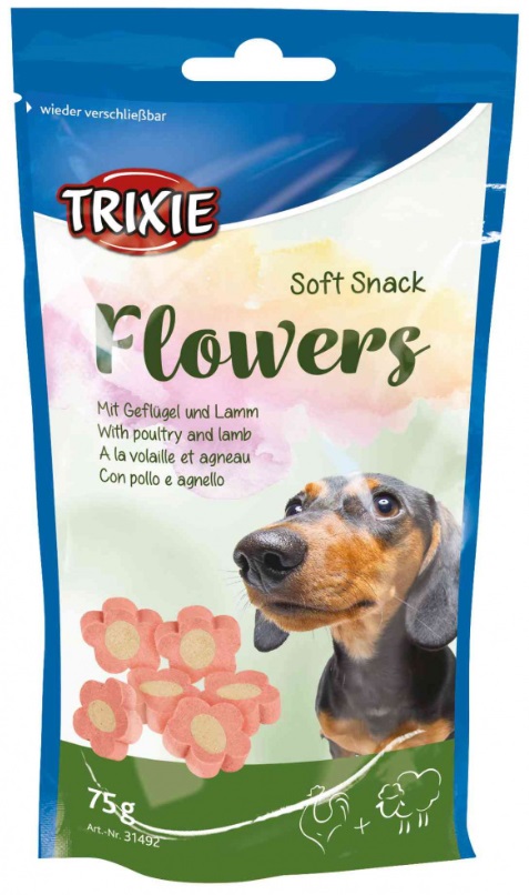 Trixie Soft Snack Flowers - 75g