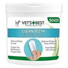 Vet's Best Clean Teeth Finger Pads - 1 balení