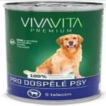 Vivavita Dog Telecí kousky - 12x415g