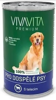 Vivavita Dog Telecí kousky - 415g