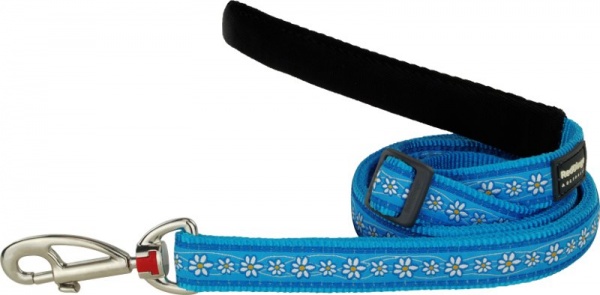 Vodítko RD DAISY chain TURQUOISE - 1,2cm/1,8m