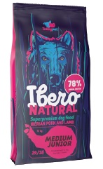 Vzorek - Ibero Natural Dog Medium Junior - 80g