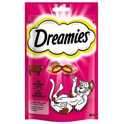 Whiskas Dreamies Pochoutka 60g - Hovězí