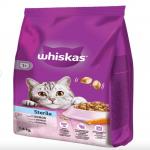 Whiskas Suché Sterile Losos - 1,4kg